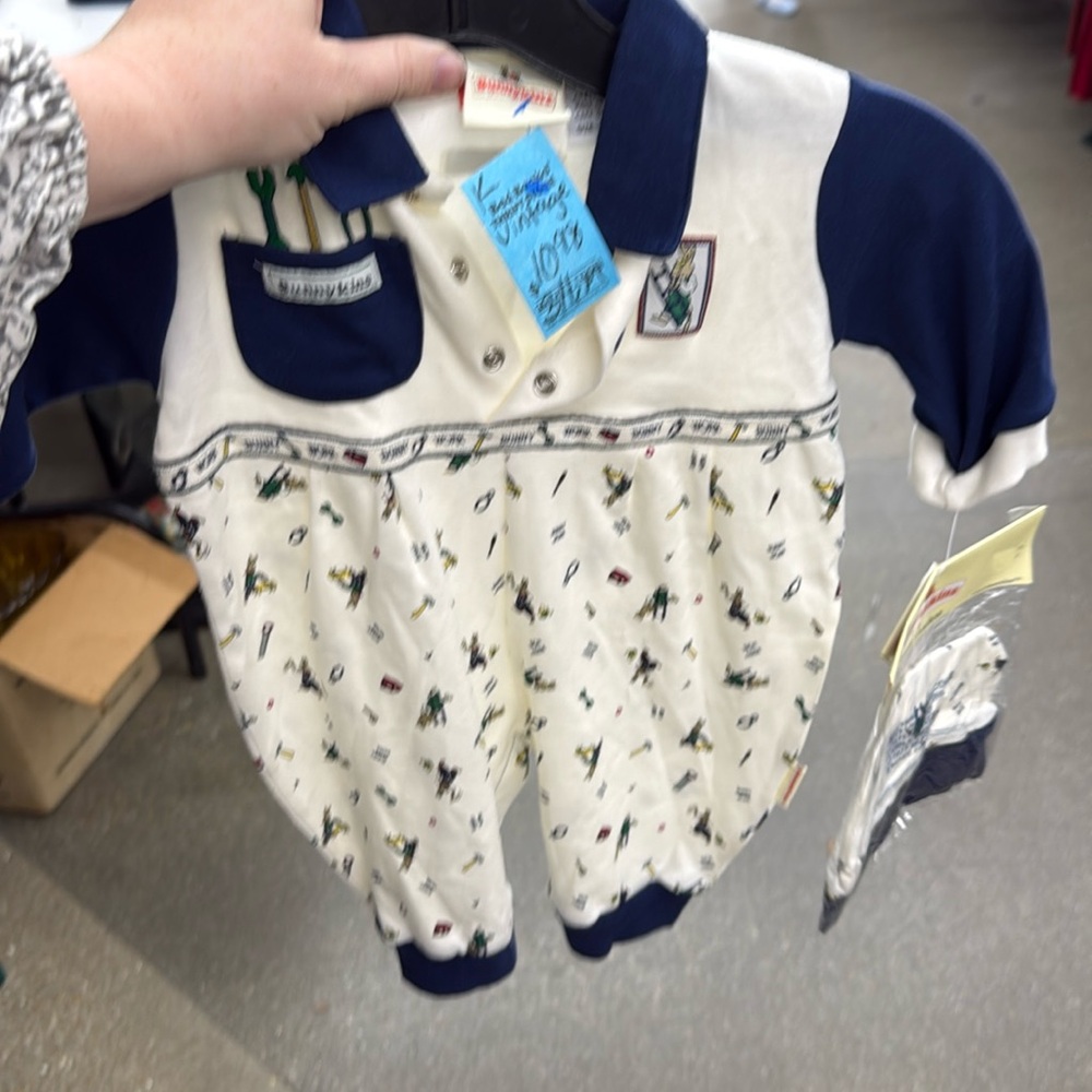 Bunny kins vintage baby onesie with hat.